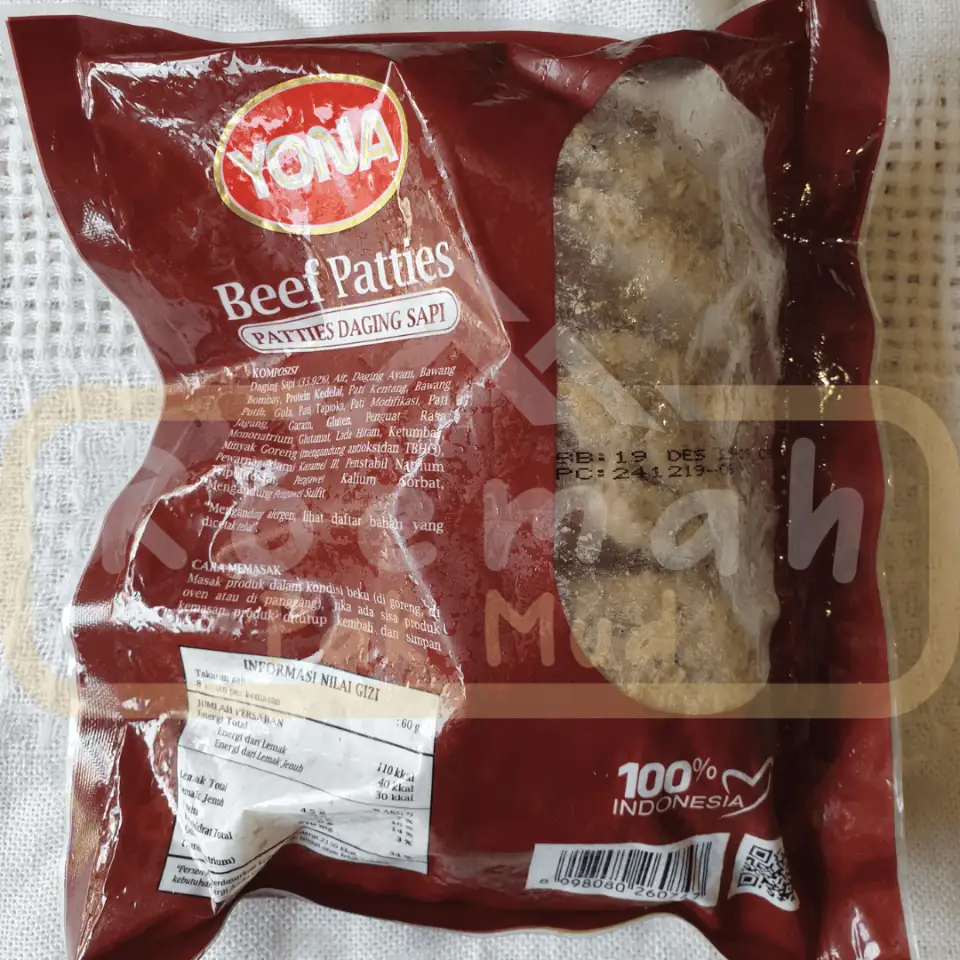 BEEF PATTIES YONA 500gr 2