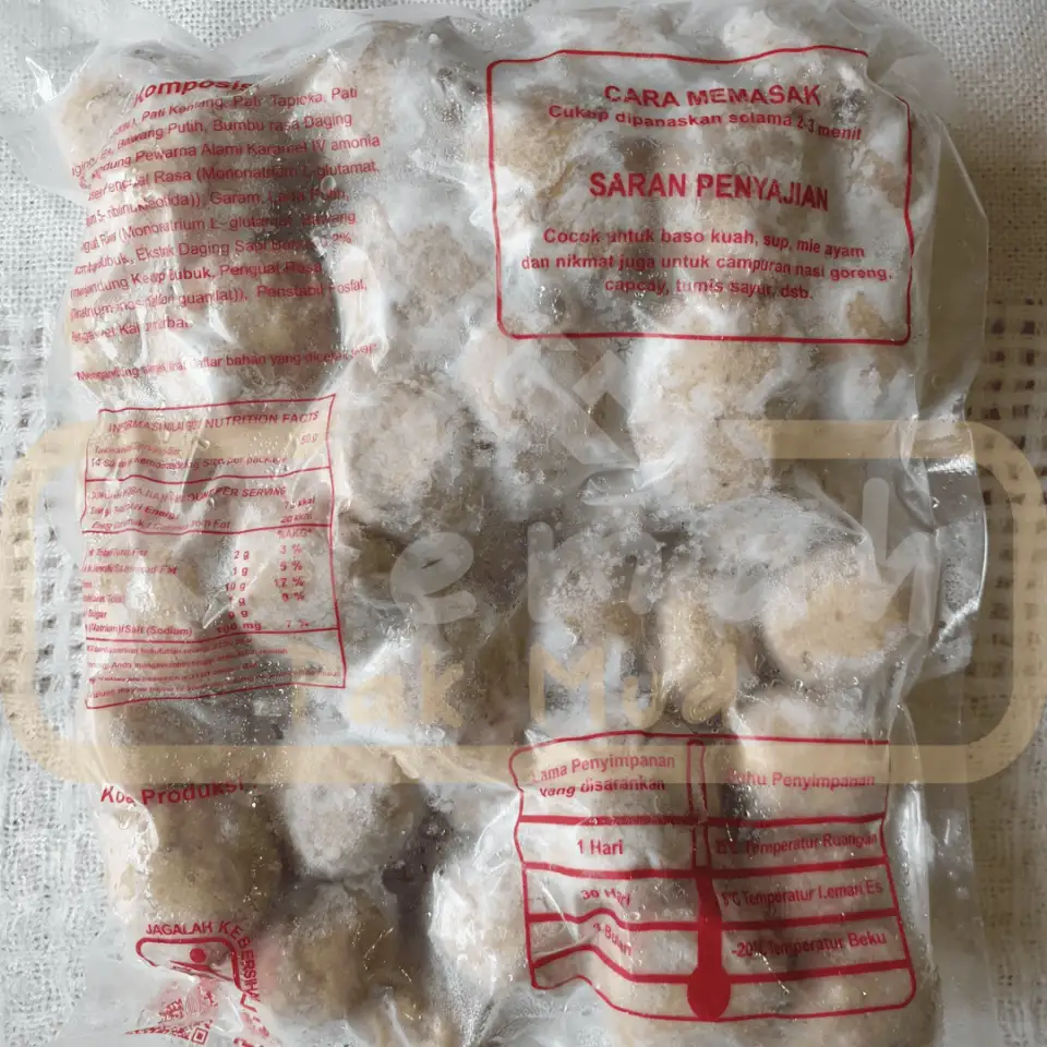 BAKSO SAPI WARISAN ISI 50 700gr 2
