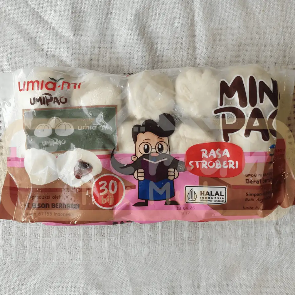 MINIPAO UMIAMI RASA STRAWBERRY ISI 30 465gr